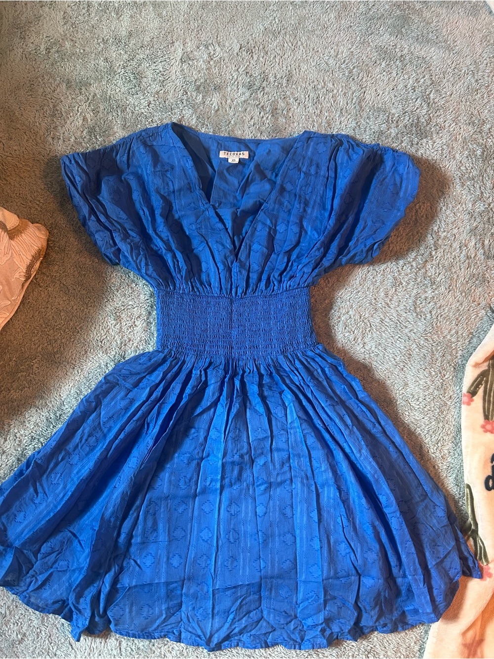 Tecovas Smocked Waist Dress